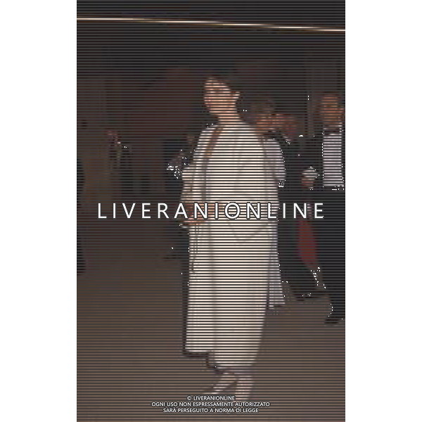 DIAP-RETROSPETTIVA ISABELLA ROSSELLINI ATTRICE NELLA FOTO ISABELLA ROSSELLINI A CANNES NELL\'ANNO 1990 AG ALDO LIVERANI SAS