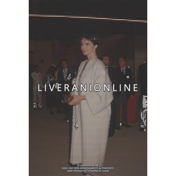 DIAP-RETROSPETTIVA ISABELLA ROSSELLINI ATTRICE NELLA FOTO ISABELLA ROSSELLINI A CANNES NELL\'ANNO 1990 AG ALDO LIVERANI SAS