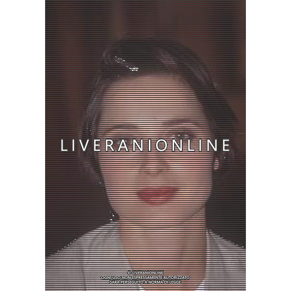 DIAP-RETROSPETTIVA ISABELLA ROSSELLINI ATTRICE NELLA FOTO ISABELLA ROSSELLINI A CANNES NELL\'ANNO 1990 AG ALDO LIVERANI SAS