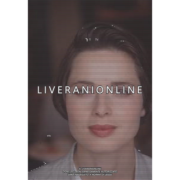 DIAP-RETROSPETTIVA ISABELLA ROSSELLINI ATTRICE NELLA FOTO ISABELLA ROSSELLINI A CANNES NELL\'ANNO 1990 AG ALDO LIVERANI SAS