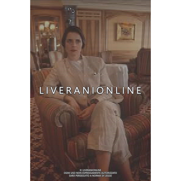 DIAP-RETROSPETTIVA ISABELLA ROSSELLINI ATTRICE NELLA FOTO ISABELLA ROSSELLINI A CANNES NELL\'ANNO 1990 AG ALDO LIVERANI SAS