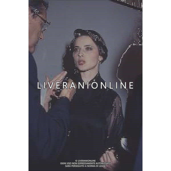 DIAP-RETROSPETTIVA ISABELLA ROSSELLINI ATTRICE NELLA FOTO ISABELLA ROSSELLINI A CANNES NELL\'ANNO 1990 AG ALDO LIVERANI SAS