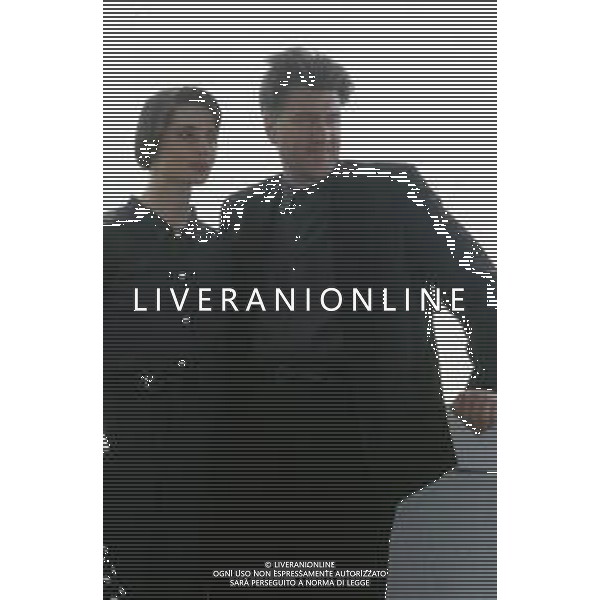 DIAP-RETROSPETTIVA ISABELLA ROSSELLINI ATTRICE NELLA FOTO ISABELLA ROSSELLINI CON DAVID LYNCH A CANNES NELL\'ANNO 1990 AG ALDO LIVERANI SAS