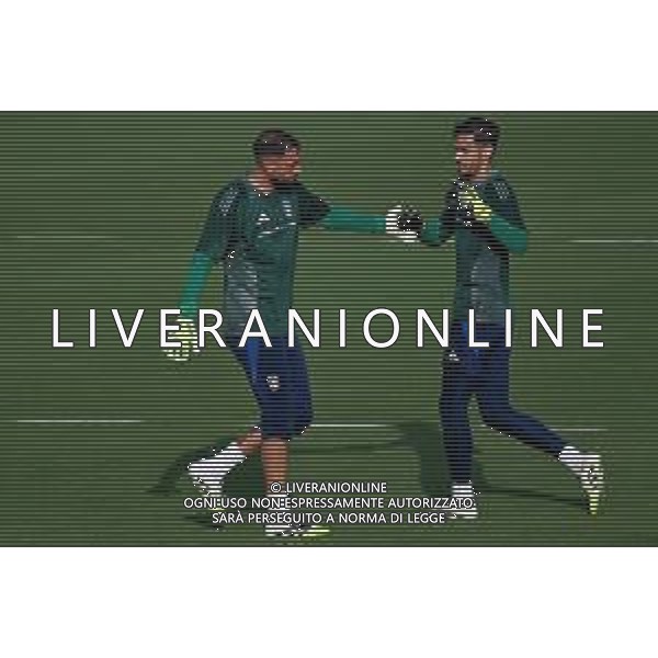 TVLC - Allenamento Nazionale Italiana, Coverciano Firenze 01.09.2025 nella foto Gianluigi Donnarumma e Alex Meret ¬©TVLC Luca Barucci / Agenzia Aldo Liverani Sas
