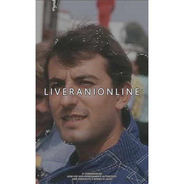DIAP-RETROSPETTIVA IVAN CAPELLI PILOTA F1 NELLA FOTO IVAN CAPELLI AL GP DI SAN MARINO NELL\'ANNO 1989 FOTO GIANNI SANNA-AG ALDO LIVERANI SAS