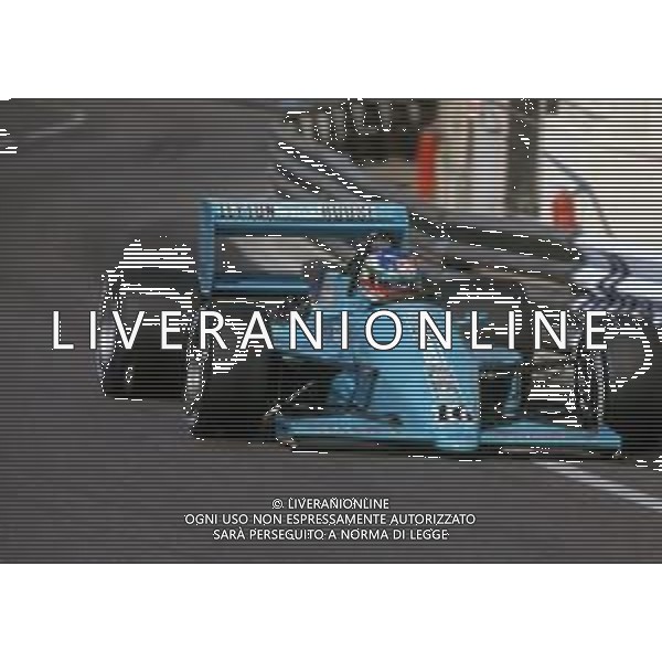 DIAP-RETROSPETTIVA IVAN CAPELLI PILOTA F1 NELLA FOTO IVAN CAPELLI AL GP DI SAN MARINO NELL\'ANNO 1989 FOTO GIANNI SANNA-AG ALDO LIVERANI SAS