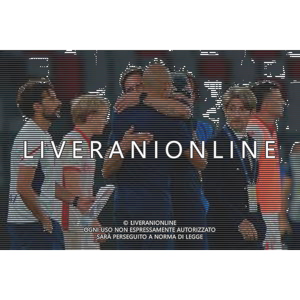 TVEM August 31, 2025 Bari, Italy - SSC Bari vs AC Monza - Italian Soccer Serie B 2025/2026 - San Nicola Stadium. In the pic: coach Fabio Caserta of SSC Bari and coach Paolo Bianco of AC Monza ©TVEM Emmanuele Mastrodonato - AGENZIA ALDO LIVERANI SAS