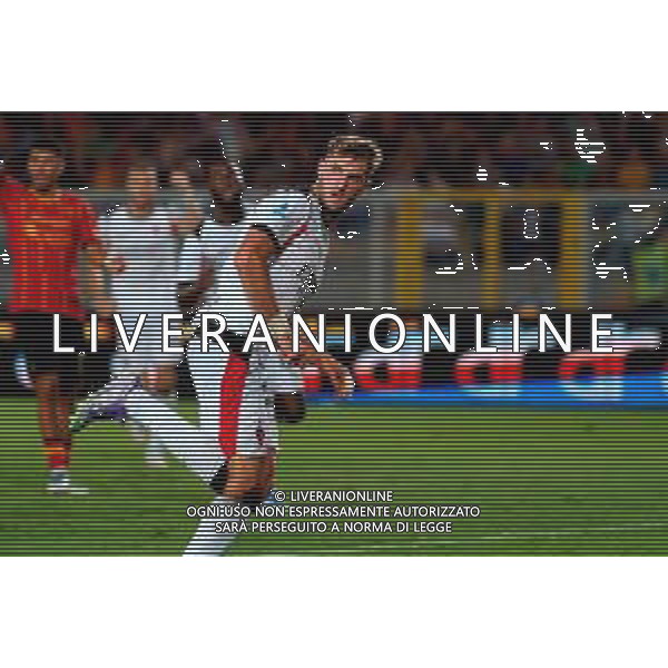 TVEM September 29, 2025 Lecce, Italy - US Lecce vs AC Milan - Italian soccer serie A 2024/25 - Via Del Mare Stadium. In the pic: Santiago Gimenez of AC Milan FOTO EMMANUELE MASTRODONATO-AG ALDO LIVERANI SAS