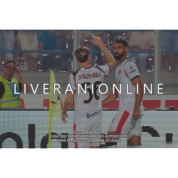TVEM September 29, 2025 Lecce, Italy - US Lecce vs AC Milan - Italian soccer serie A 2024/25 - Via Del Mare Stadium. In the pic: Ruben Loftus-Cheek of AC Milan and Alexis Saelemaekers of AC Milan FOTO EMMANUELE MASTRODONATO-AG ALDO LIVERANI SAS