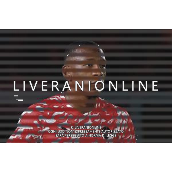 TVEM September 29, 2025 Lecce, Italy - US Lecce vs AC Milan - Italian soccer serie A 2024/25 - Via Del Mare Stadium. In the pic: Pervis Estupinan of AC Milan FOTO EMMANUELE MASTRODONATO-AG ALDO LIVERANI SAS