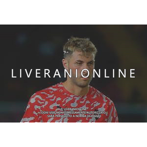 TVEM September 29, 2025 Lecce, Italy - US Lecce vs AC Milan - Italian soccer serie A 2024/25 - Via Del Mare Stadium. In the pic: Santiago Gimenez of AC Milan FOTO EMMANUELE MASTRODONATO-AG ALDO LIVERANI SAS