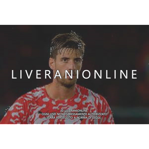 TVEM September 29, 2025 Lecce, Italy - US Lecce vs AC Milan - Italian soccer serie A 2024/25 - Via Del Mare Stadium. In the pic: Matteo Gabbia of AC Milan FOTO EMMANUELE MASTRODONATO-AG ALDO LIVERANI SAS