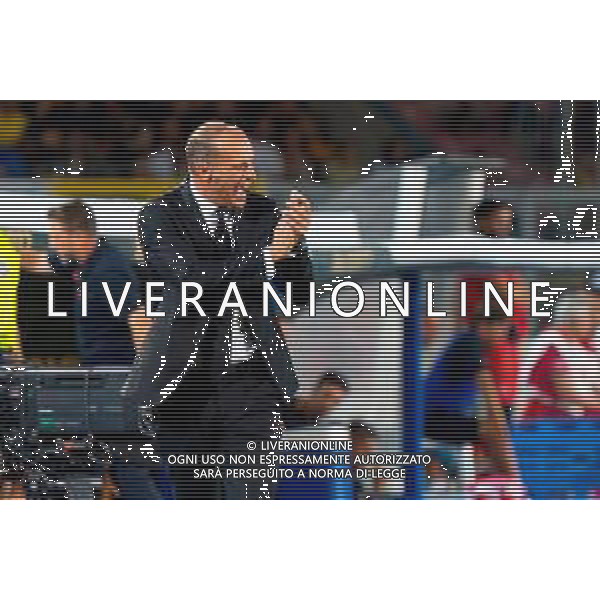 TVEM September 29, 2025 Lecce, Italy - US Lecce vs AC Milan - Italian soccer serie A 2024/25 - Via Del Mare Stadium. In the pic: coach Massimiliano Allegri of AC Milan FOTO EMMANUELE MASTRODONATO-AG ALDO LIVERANI SAS