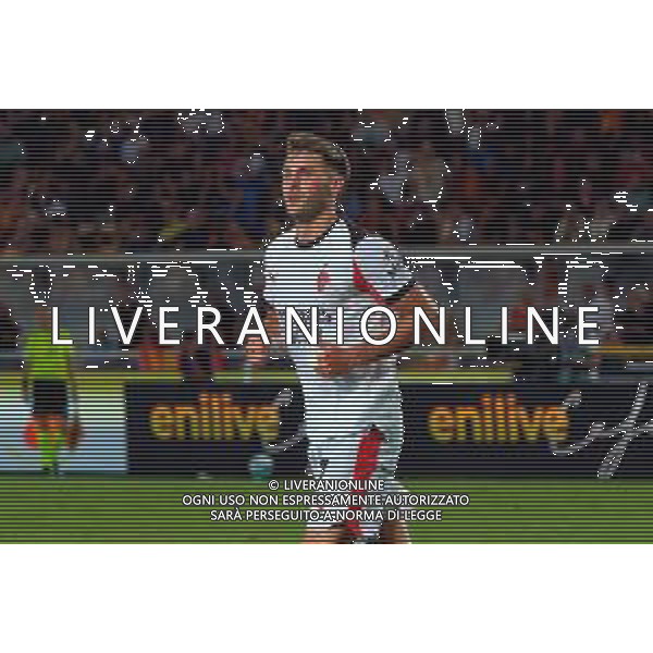 TVEM September 29, 2025 Lecce, Italy - US Lecce vs AC Milan - Italian soccer serie A 2024/25 - Via Del Mare Stadium. In the pic: Santiago Gimenez of AC Milan FOTO EMMANUELE MASTRODONATO-AG ALDO LIVERANI SAS