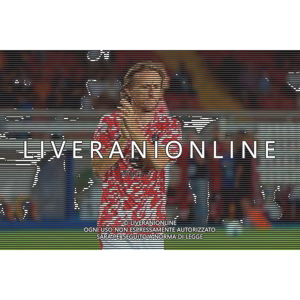 TVEM September 29, 2025 Lecce, Italy - US Lecce vs AC Milan - Italian soccer serie A 2024/25 - Via Del Mare Stadium. In the pic: Luka Modric of AC Milan FOTO EMMANUELE MASTRODONATO-AG ALDO LIVERANI SAS