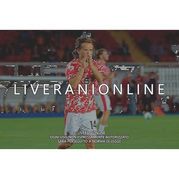 TVEM September 29, 2025 Lecce, Italy - US Lecce vs AC Milan - Italian soccer serie A 2024/25 - Via Del Mare Stadium. In the pic: Luka Modric of AC Milan FOTO EMMANUELE MASTRODONATO-AG ALDO LIVERANI SAS