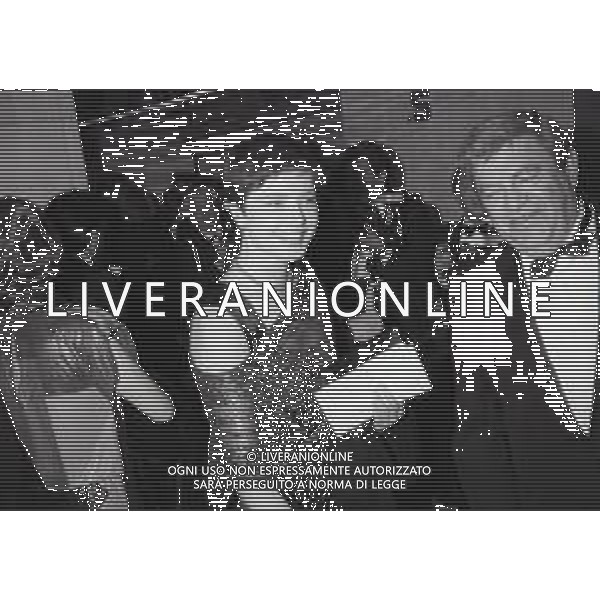 NEG-RETROSPETTIVA ISABELLA ROSSELLINI ATTRICE NELLA FOTO ISABELLA ROSSELLINI CON GOLAN MENAHEM AG ALDO LIVERANI SAS