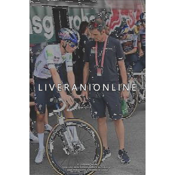 03-09-2025 Vuelta A Espana; Tappa 11 Bilbao - Bilbao; 2025, Red Bull - Bora Hansgrohe; Pellizzari, Giulio; Vila Errandonea, Patxi Xabier Francisco; Bilbao; ©SIROTTI - AGENZIA ALDO LIVERANI SAS
