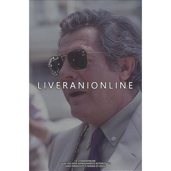 DIAP-RETROSPETTIVA MARCELLO MASTROIANNI ATTORE NELLA FOTO MARCELLO MASTROIANNI A CANNES NELL\'ANNO 1989 AG ALDO LIVERANI SAS
