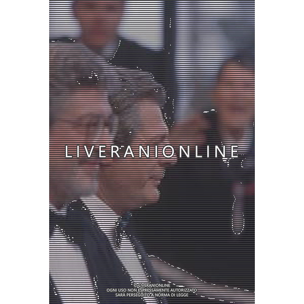 DIAP-RETROSPETTIVA MARCELLO MASTROIANNI ATTORE NELLA FOTO MARCELLO MASTROIANNI CON ETTORE SCOLA A CANNES NELL\'ANNO 1989 AG ALDO LIVERANI SAS