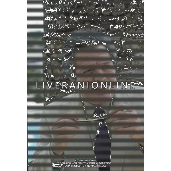 DIAP-RETROSPETTIVA MARCELLO MASTROIANNI ATTORE NELLA FOTO MARCELLO MASTROIANNI A CANNES NELL\'ANNO 1989 AG ALDO LIVERANI SAS