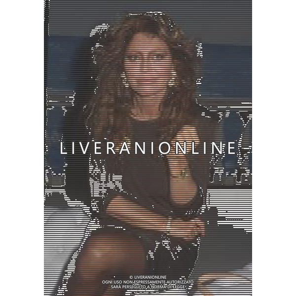 DIA-RETROSPETTIVA ALIDA CHELLI ATTRICE NELLA FOTO ALIDA CHELLI OSPITE DELLA TRASMISSIONE TELEVISIVA “DOMENICA IN“ A ROMA NELL\'ANNO 1987 FOTO EDGARDO DELLA SCORCIOSA-AG ALDO LIVERANI SAS