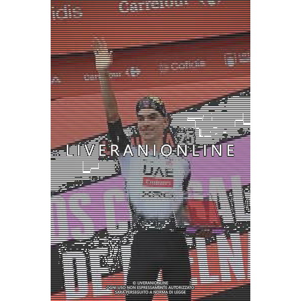 04-09-2025 Vuelta A Espana; Tappa 12 Laredo - Los Corrales De Buelna; 2025, Uae Team Emirates - Xrg; Ayuso Pesquera, Juan; Los Corrales De Buelna; ©SIROTTI - AGENZIA ALDO LIVERANI SAS