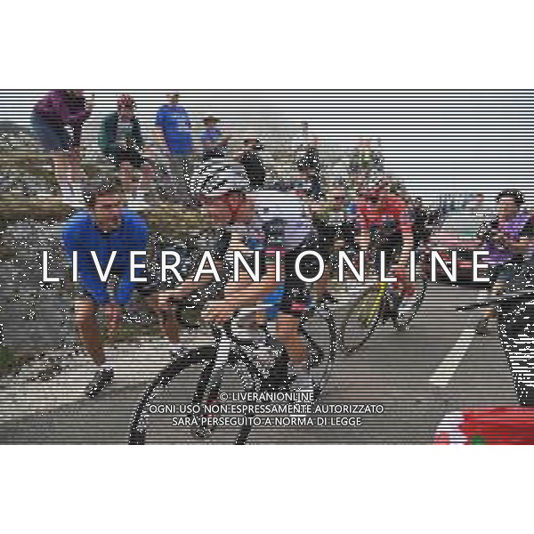 05-09-2025 Vuelta A Espana; Tappa 13 Cabezon De La Sal - Alto De L\'angliru; 2025, Uae Team Emirates - Xrg; 2025, Visma - Lease A Bike; Almeida, Joao; Vingegaard, Jonas; Alto De L\'angliru; ©SIROTTI - AGENZIA ALDO LIVERANI SAS