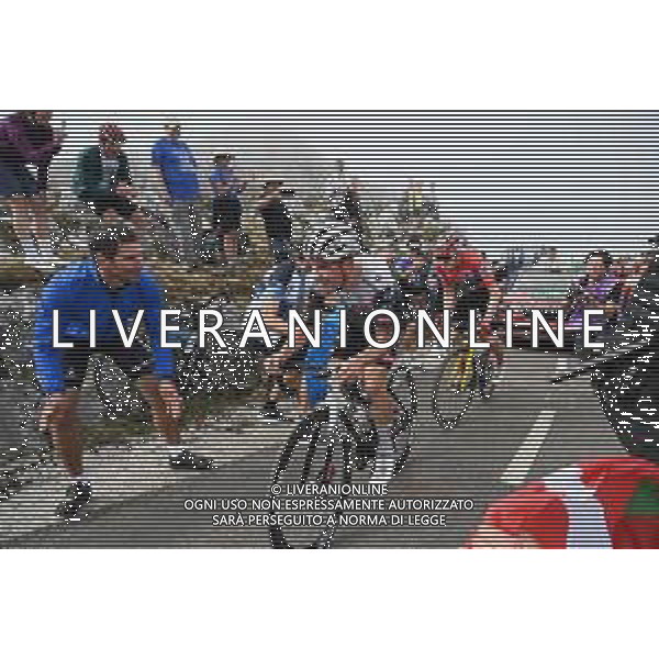 05-09-2025 Vuelta A Espana; Tappa 13 Cabezon De La Sal - Alto De L\'angliru; 2025, Uae Team Emirates - Xrg; 2025, Visma - Lease A Bike; Almeida, Joao; Vingegaard, Jonas; Alto De L\'angliru; ©SIROTTI - AGENZIA ALDO LIVERANI SAS