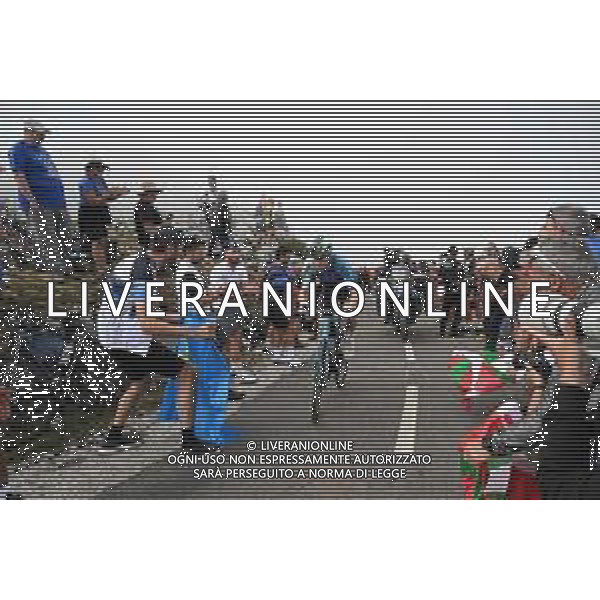 05-09-2025 Vuelta A Espana; Tappa 13 Cabezon De La Sal - Alto De L\'angliru; 2025, Decathlon - Ag2r La Mondiale; Gall, Felix; Alto De L\'angliru; ©SIROTTI - AGENZIA ALDO LIVERANI SAS