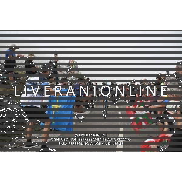 05-09-2025 Vuelta A Espana; Tappa 13 Cabezon De La Sal - Alto De L\'angliru; 2025, Decathlon - Ag2r La Mondiale; Gall, Felix; Alto De L\'angliru; ©SIROTTI - AGENZIA ALDO LIVERANI SAS