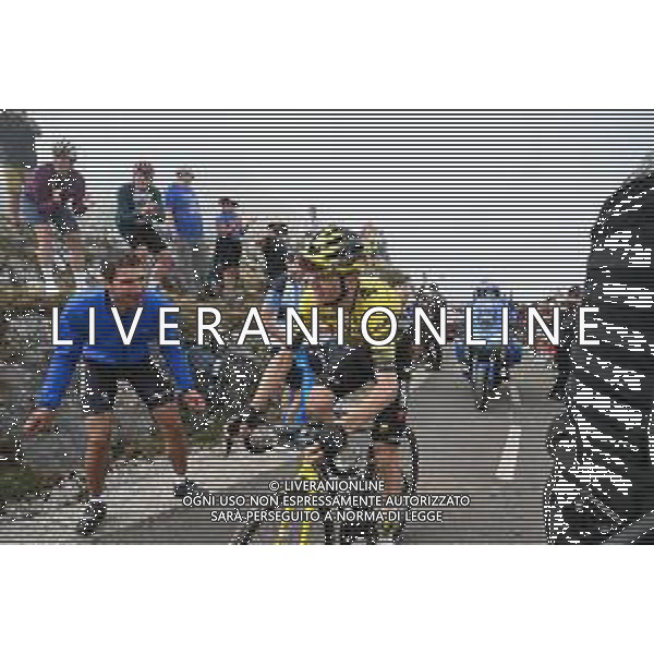 05-09-2025 Vuelta A Espana; Tappa 13 Cabezon De La Sal - Alto De L\'angliru; 2025, Visma - Lease A Bike; Kuss, Sepp; Alto De L\'angliru; ©SIROTTI - AGENZIA ALDO LIVERANI SAS