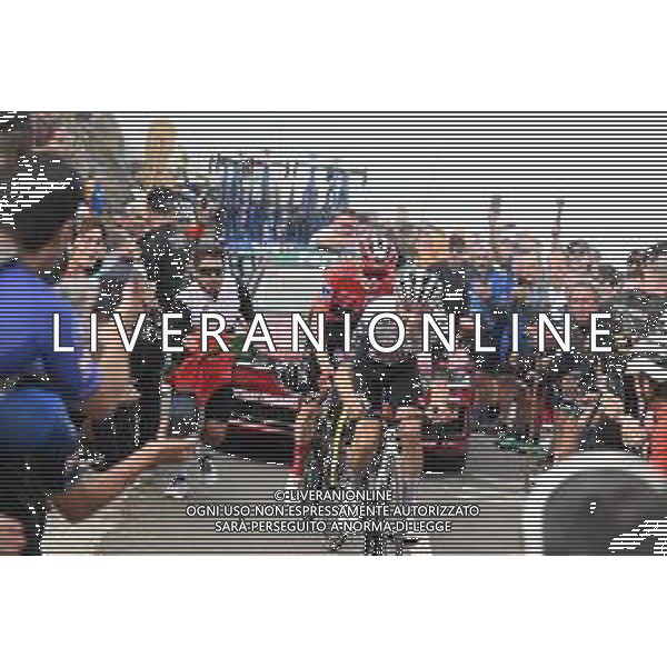 05-09-2025 Vuelta A Espana; Tappa 13 Cabezon De La Sal - Alto De L\'angliru; 2025, Uae Team Emirates - Xrg; 2025, Visma - Lease A Bike; Almeida, Joao; Vingegaard, Jonas; Alto De L\'angliru;