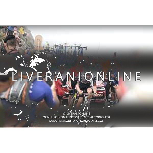 05-09-2025 Vuelta A Espana; Tappa 13 Cabezon De La Sal - Alto De L\'angliru; 2025, Uae Team Emirates - Xrg; 2025, Visma - Lease A Bike; Almeida, Joao; Vingegaard, Jonas; Alto De L\'angliru;