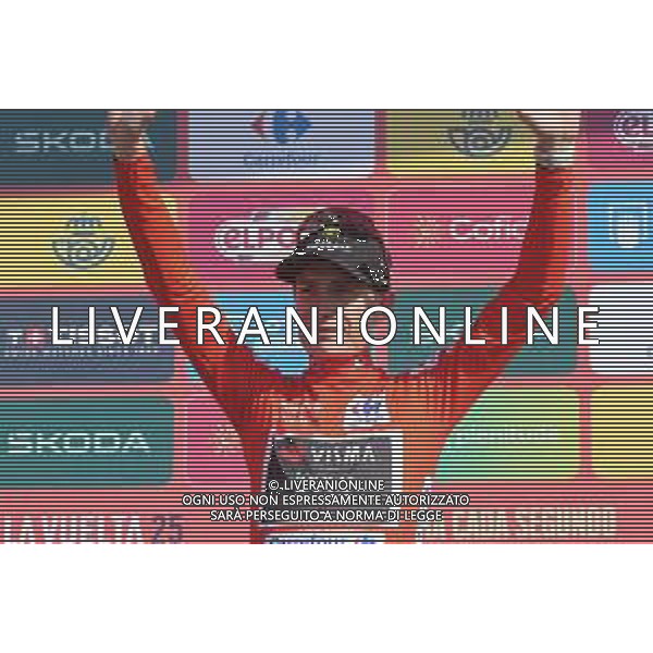 05-09-2025 Vuelta A Espana; Tappa 13 Cabezon De La Sal - Alto De L\'angliru; 2025, Visma - Lease A Bike; Vingegaard, Jonas; Alto De L\'angliru;