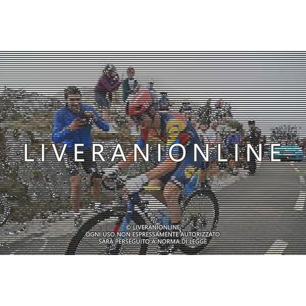 05-09-2025 Vuelta A Espana; Tappa 13 Cabezon De La Sal - Alto De L\'angliru; 2025, Lidl - Trek; Ciccone, Giulio; Alto De L\'angliru;