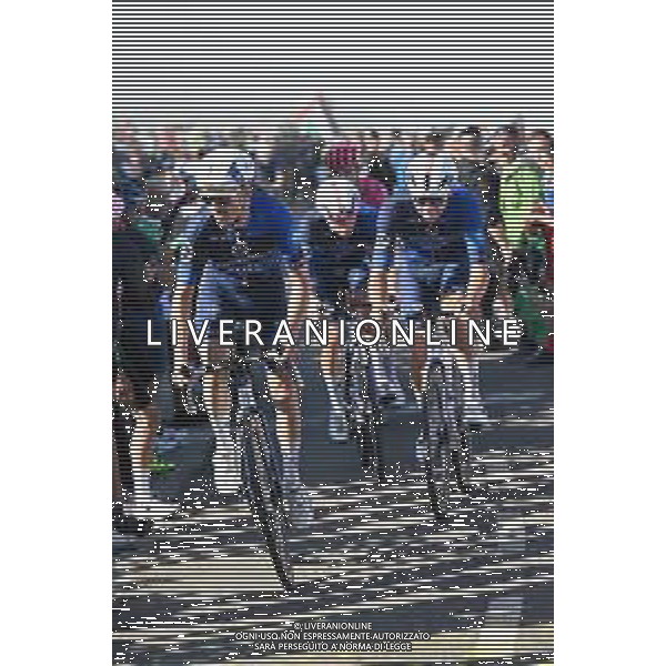 05-09-2025 Vuelta A Espana; Tappa 13 Cabezon De La Sal - Alto De L\'angliru; 2025, Groupama - Fdj; Gaudu, David; Gruel, Thibaud; Alto De L\'angliru;