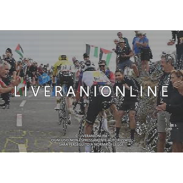05-09-2025 Vuelta A Espana; Tappa 13 Cabezon De La Sal - Alto De L\'angliru; 2025, Ineos Grenadiers; Bernal Gomez, Arley; Alto De L\'angliru; ©SIROTTI - AGENZIA ALDO LIVERANI SAS