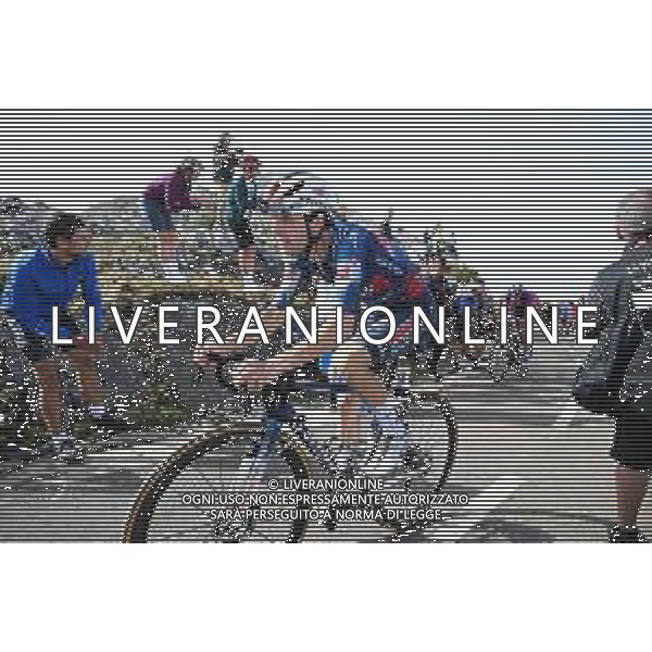 05-09-2025 Vuelta A Espana; Tappa 13 Cabezon De La Sal - Alto De L\'angliru; 2025, Soudal - Quick Step; Garofoli, Gianmarco; Alto De L\'angliru; ©SIROTTI - AGENZIA ALDO LIVERANI SAS