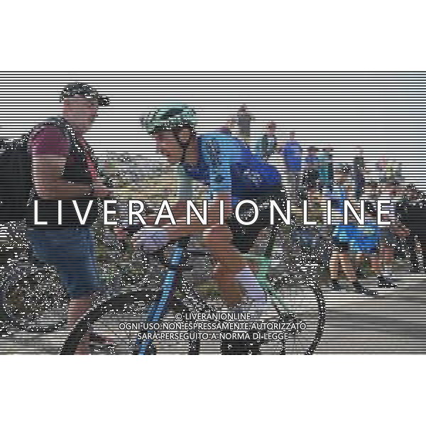 05-09-2025 Vuelta A Espana; Tappa 13 Cabezon De La Sal - Alto De L\'angliru; 2025, Decathlon - Ag2r La Mondiale; Armirail, Bruno; Alto De L\'angliru; ©SIROTTI - AGENZIA ALDO LIVERANI SAS