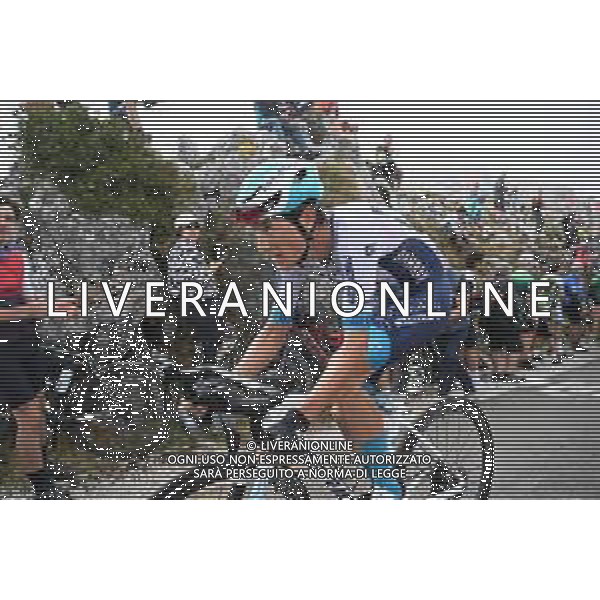 05-09-2025 Vuelta A Espana; Tappa 13 Cabezon De La Sal - Alto De L\'angliru; 2025, Bahrain - Victorious; Traeen, Torstein; Alto De L\'angliru; ©SIROTTI - AGENZIA ALDO LIVERANI SAS