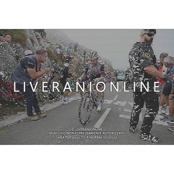 05-09-2025 Vuelta A Espana; Tappa 13 Cabezon De La Sal - Alto De L\'angliru; 2025, Uae Team Emirates - Xrg; Grosschartner, Felix; Alto De L\'angliru; ©SIROTTI - AGENZIA ALDO LIVERANI SAS