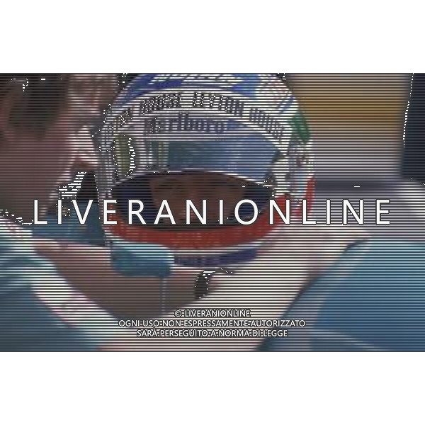 DIAP-RETROSPETTIVA IVAN CAPELLI PILOTA F1 NELLA FOTO IVAN CAPELLI NELL\'ANNO 1988 AG ALDO LIVERANI SAS