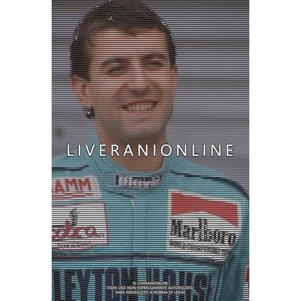 DIAP-RETROSPETTIVA IVAN CAPELLI PILOTA F1 NELLA FOTO IVAN CAPELLI NELL\'ANNO 1988 AG ALDO LIVERANI SAS