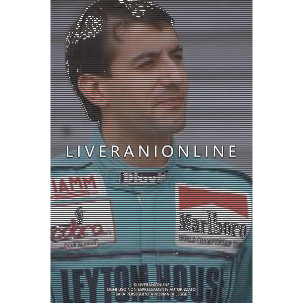 DIAP-RETROSPETTIVA IVAN CAPELLI PILOTA F1 NELLA FOTO IVAN CAPELLI NELL\'ANNO 1988 AG ALDO LIVERANI SAS