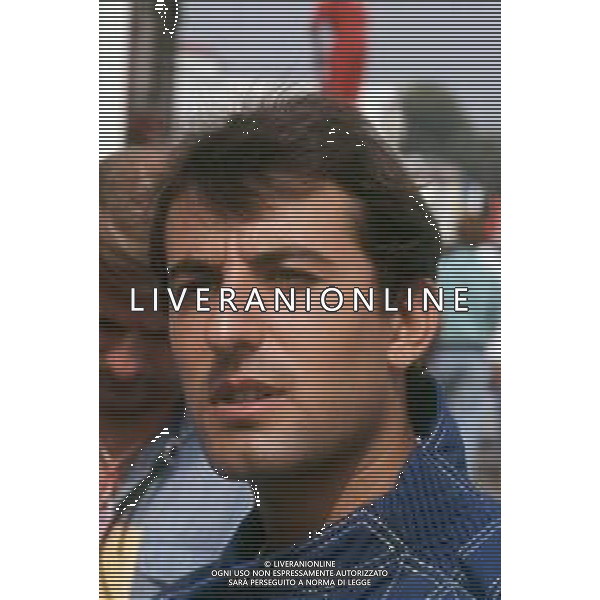 DIAP-RETROSPETTIVA IVAN CAPELLI PILOTA F1 NELLA FOTO IVAN CAPELLI NELL\'ANNO 1988 AG ALDO LIVERANI SAS