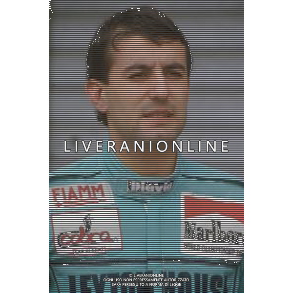 DIAP-RETROSPETTIVA IVAN CAPELLI PILOTA F1 NELLA FOTO IVAN CAPELLI NELL\'ANNO 1988 AG ALDO LIVERANI SAS