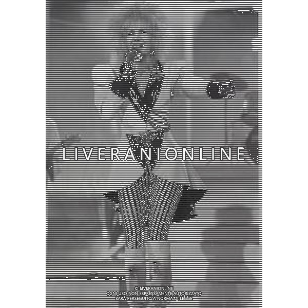 NEG-RETROSPETTIVA IVANA SPAGNA CANTANTE NELLA FOTO IVANA SPAGNA NELL\'ANNO 1988 AG ALDO LIVERANI SAS 
