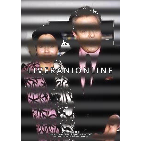 DIAP-RETROSPETTIVA MARCELLO MASTROIANNI ATTORE NELLA FOTO MARCELLO MASTROIANNI CON HANNA SCYGULLA NELL\'ANNO 1991 AG ALDO LIVERANI SAS