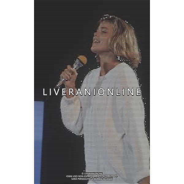 DIAP-RETROSPETTIVA BELINDA CARLISE CANTANTE NELLA FOTO BELINDA CARLISE A RIVA DEL GARDA NELL\'ANNO 1986 AG ALDO LIVERANI SAS